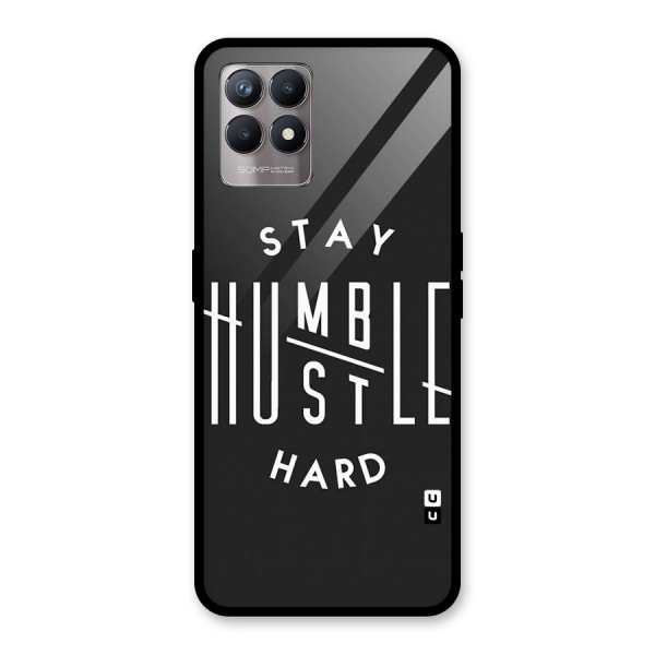 Hustle Hard Glass Back Case for Realme 8i