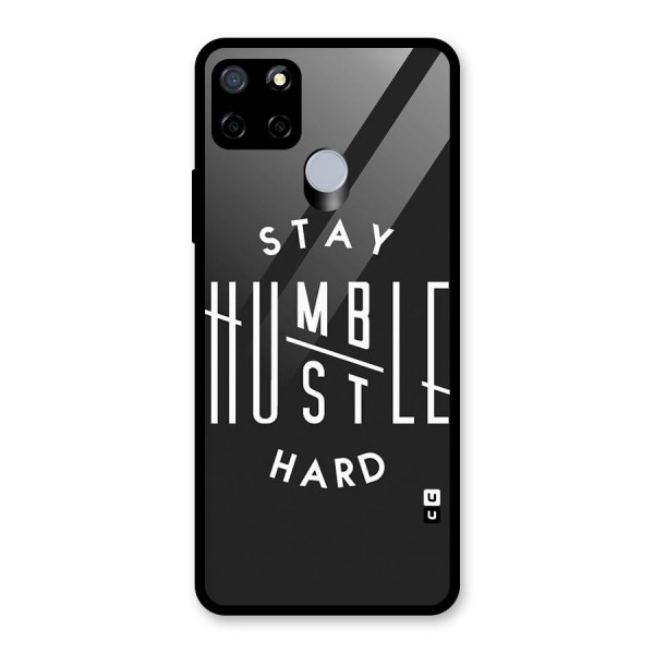 Hustle Hard Glass Back Case for Realme C15