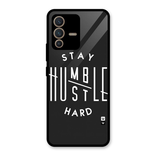 Hustle Hard Glass Back Case for Vivo V23 5G