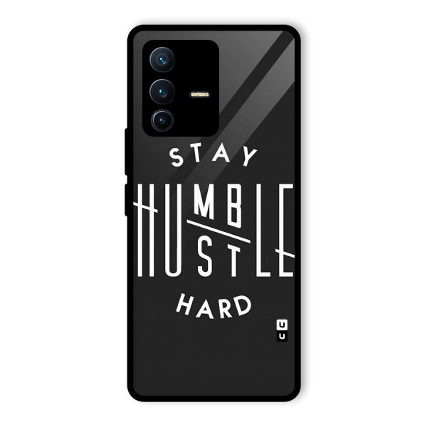 Hustle Hard Glass Back Case for Vivo V23 Pro