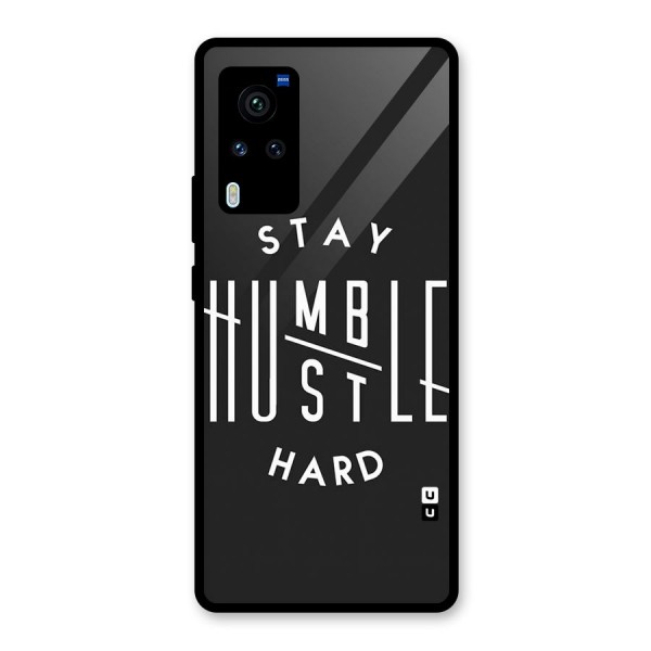 Hustle Hard Glass Back Case for Vivo X60 Pro