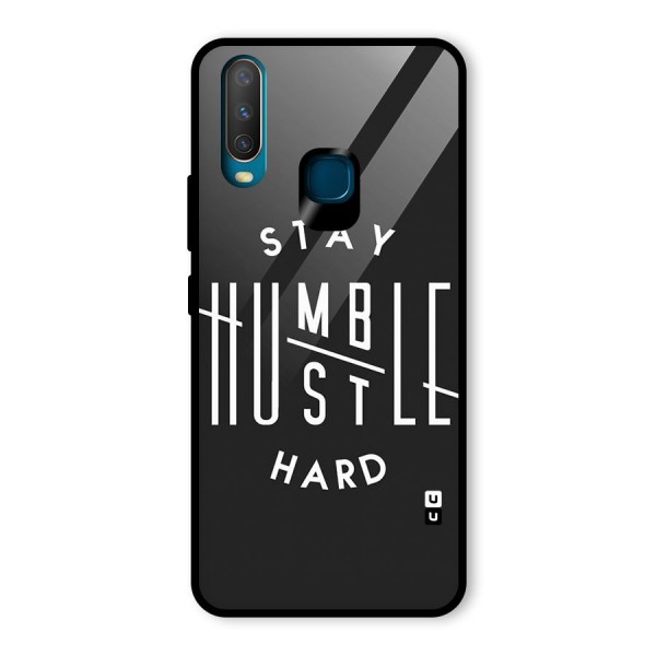 Hustle Hard Glass Back Case for Vivo Y12