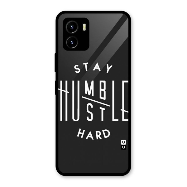 Hustle Hard Glass Back Case for Vivo Y15s