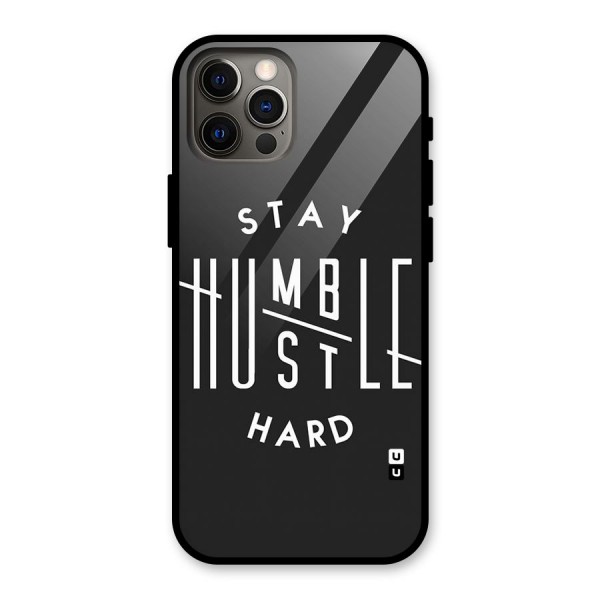 Hustle Hard Glass Back Case for iPhone 12 Pro