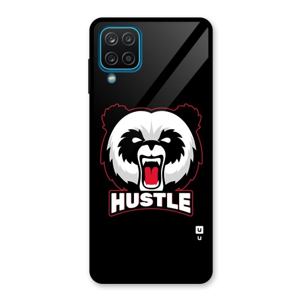 Hustle Panda Glass Back Case for Galaxy A12