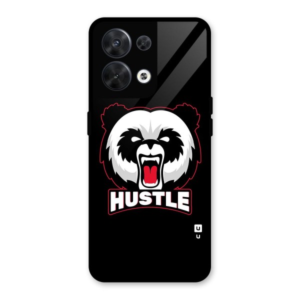 Hustle Panda Glass Back Case for Oppo Reno8 5G