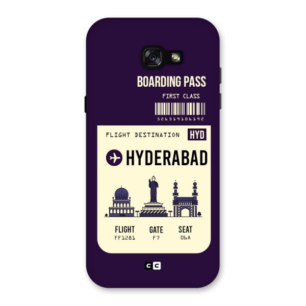 Hyderabad Boarding Pass Back Case for Galaxy A7 (2017)