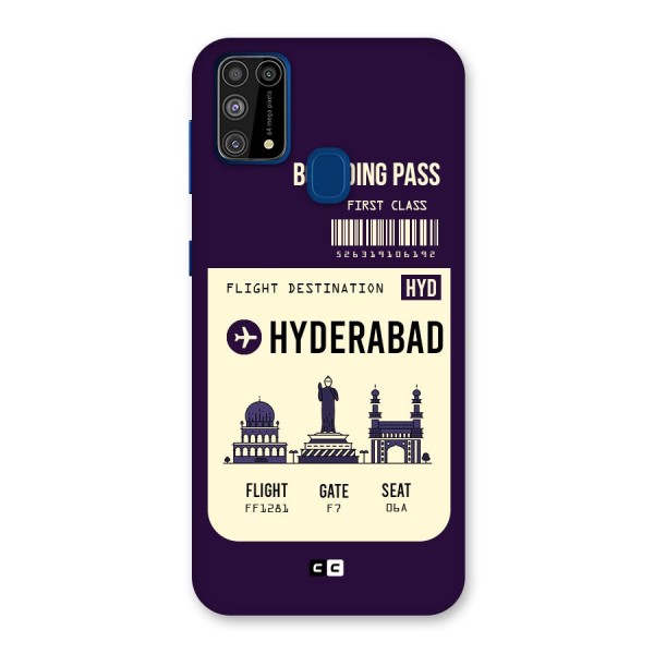 Hyderabad Boarding Pass Back Case for Galaxy F41