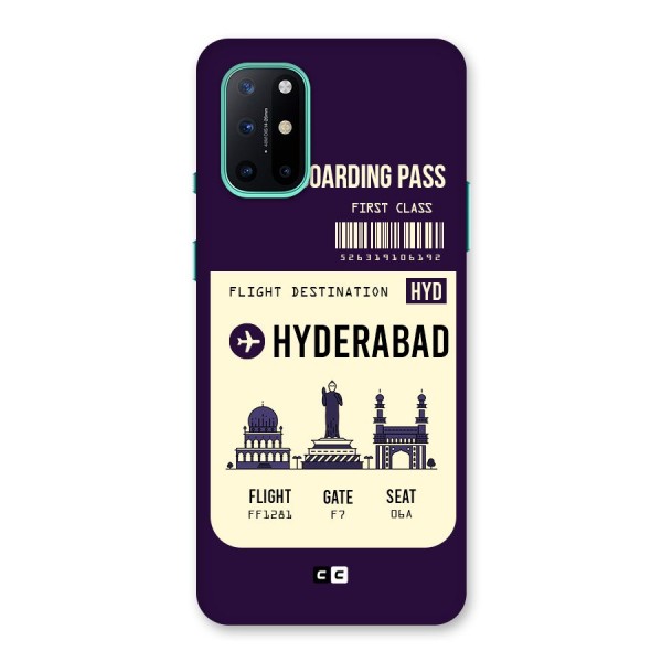 Hyderabad Boarding Pass Back Case for OnePlus 8T