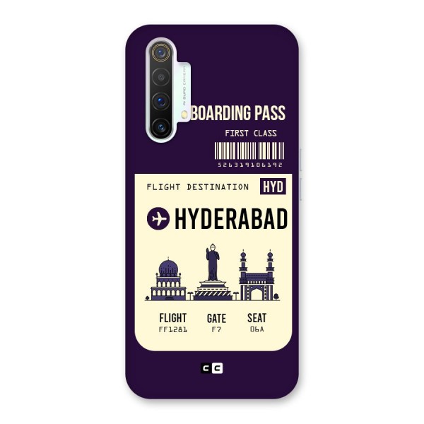 Hyderabad Boarding Pass Back Case for Realme X3 SuperZoom