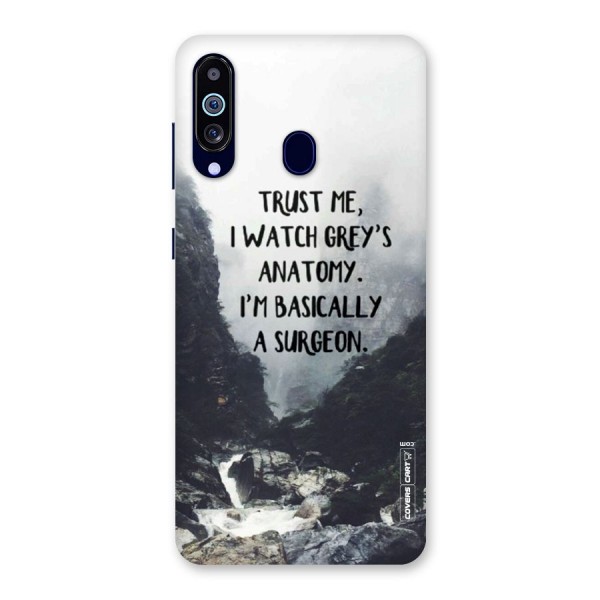 I Am A Surgeon Back Case for Galaxy A60