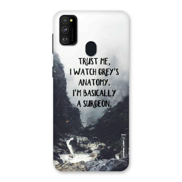 I Am A Surgeon Back Case for Galaxy M21