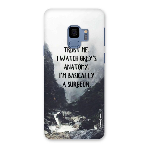 I Am A Surgeon Back Case for Galaxy S9