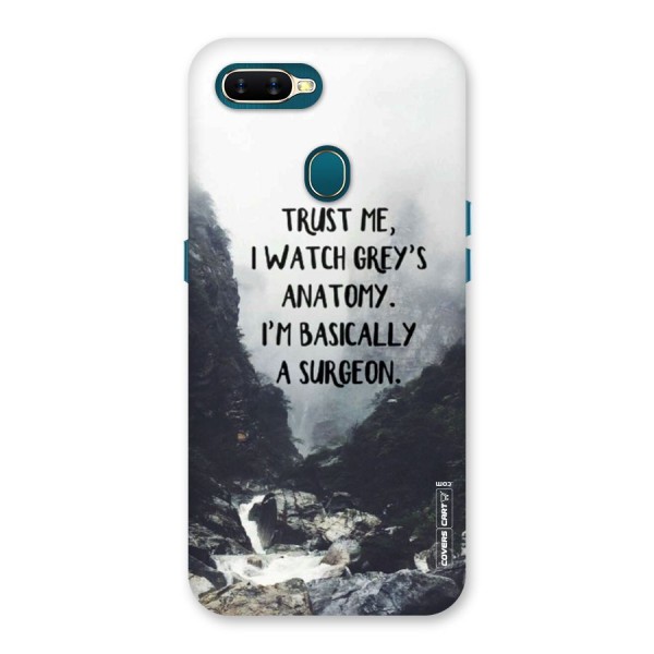 I Am A Surgeon Back Case for Oppo A7