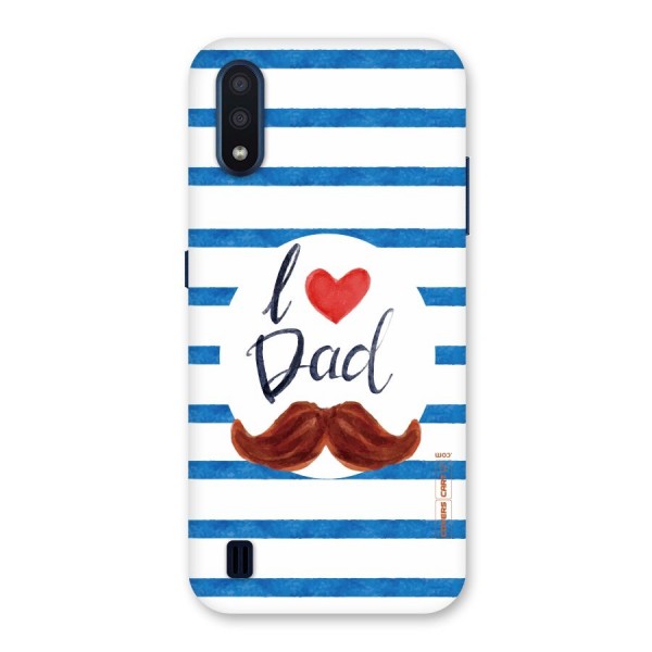 I Love Dad Back Case for Galaxy M01