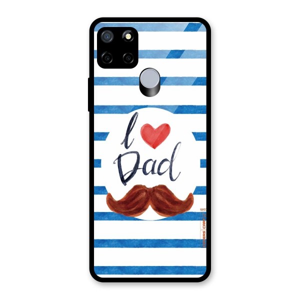 I Love Dad Glass Back Case for Realme C15