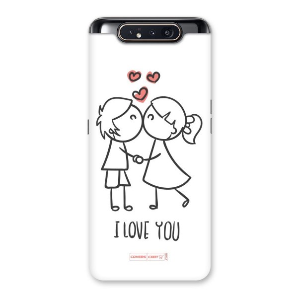 I Love You Back Case for Galaxy A80