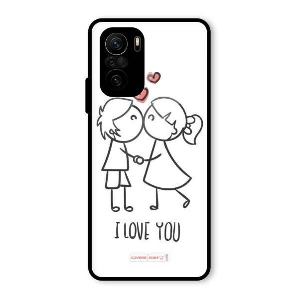 I Love You Glass Back Case for Mi 11x