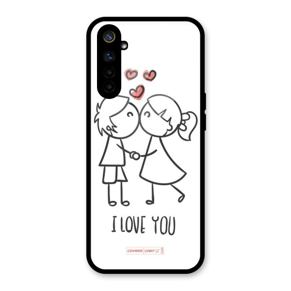 I Love You Glass Back Case for Realme 6