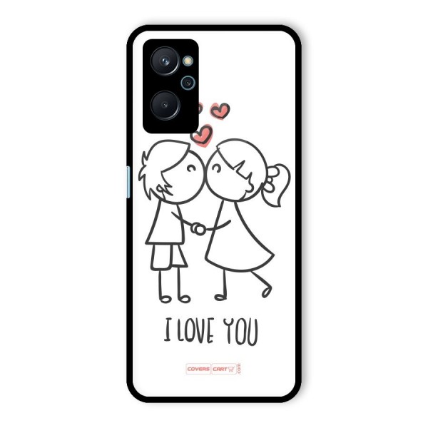 I Love You Glass Back Case for Realme 9i