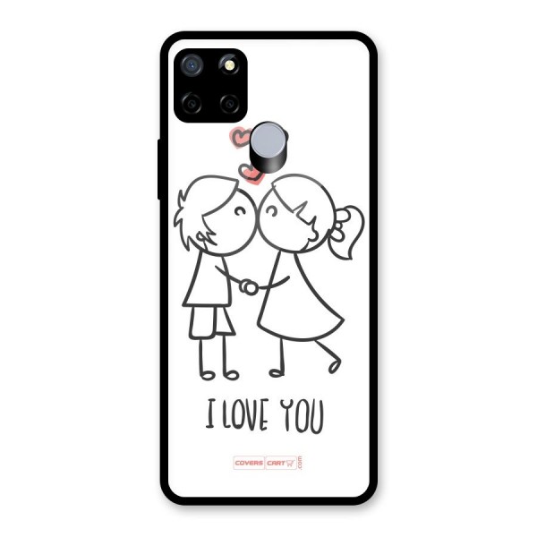 I Love You Glass Back Case for Realme C12