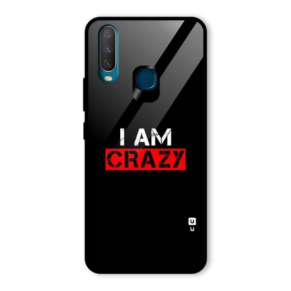 I am Crazy Glass Back Case for Vivo Y15