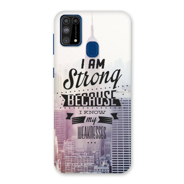 I am Strong Back Case for Galaxy F41