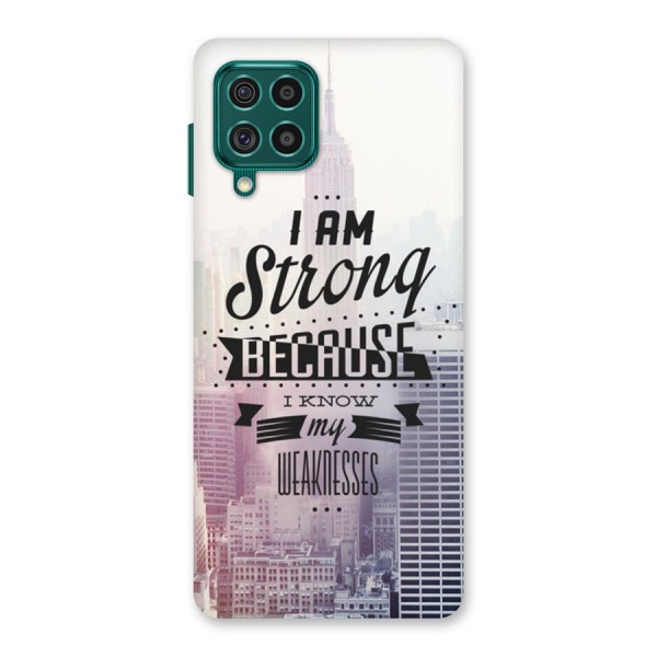 I am Strong Back Case for Galaxy F62