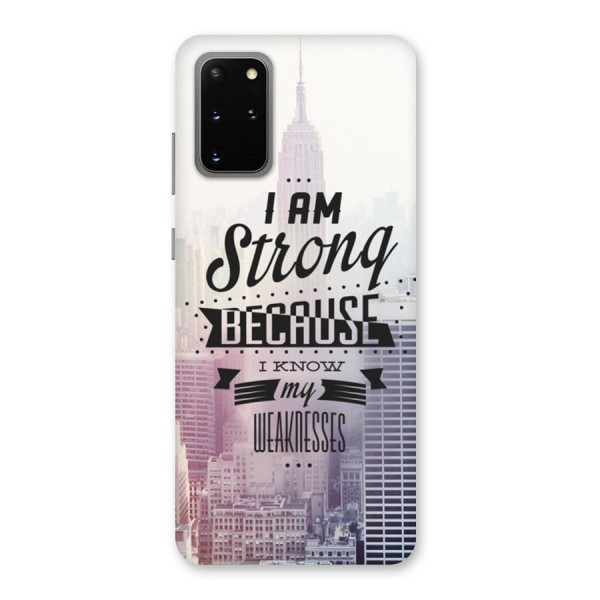 I am Strong Back Case for Galaxy S20 Plus