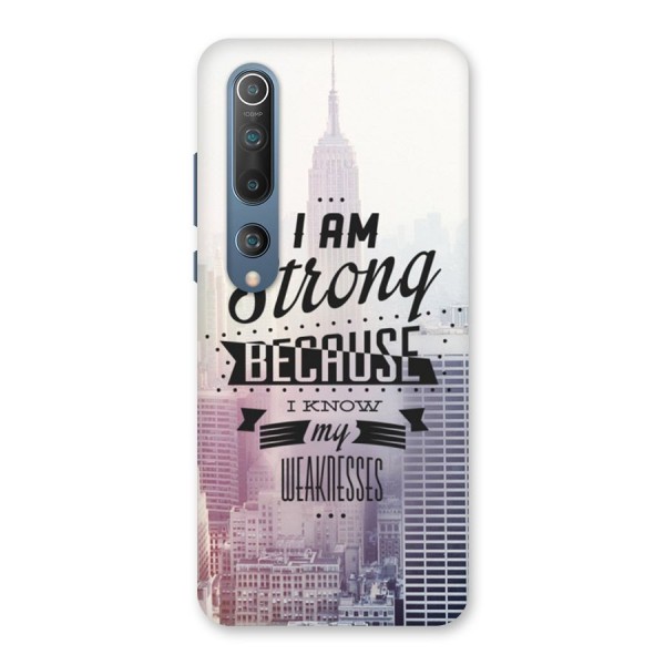 I am Strong Back Case for Mi 10