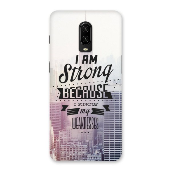 I am Strong Back Case for OnePlus 6T