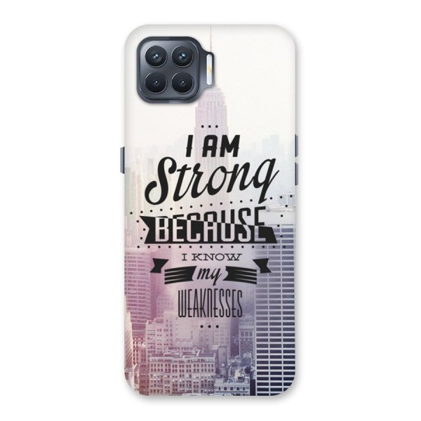 I am Strong Back Case for Oppo F17 Pro