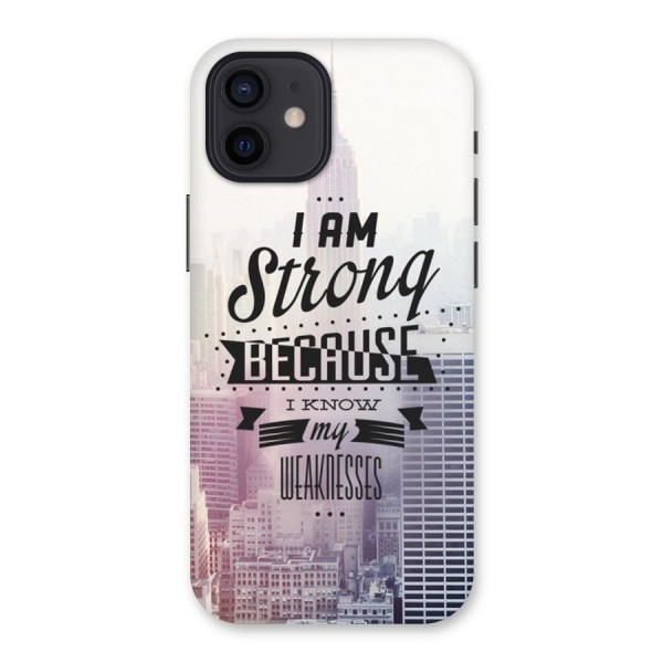 I am Strong Back Case for iPhone 12