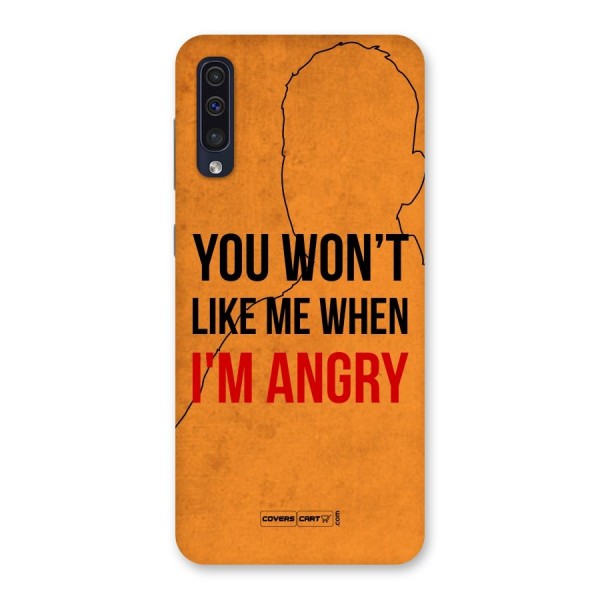 I m Angry Back Case for Galaxy A50