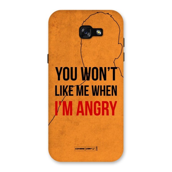 I m Angry Back Case for Galaxy A7 (2017)