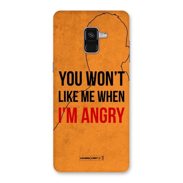 I m Angry Back Case for Galaxy A8 Plus