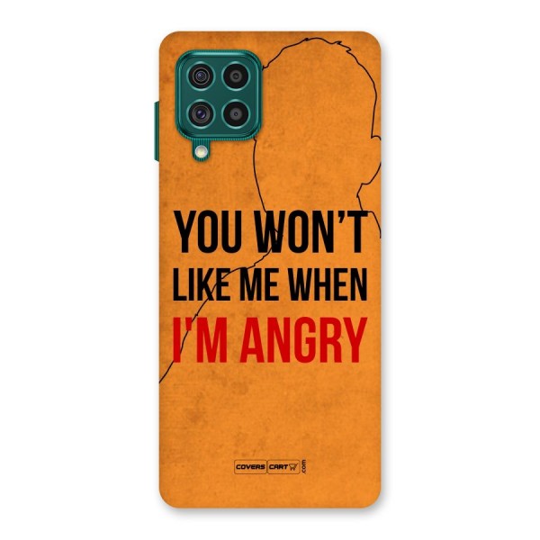 I m Angry Back Case for Galaxy F62