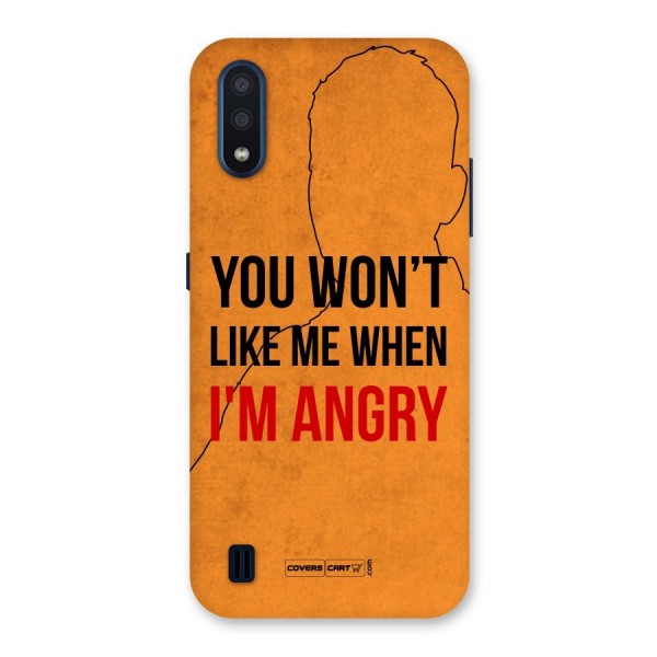 I m Angry Back Case for Galaxy M01