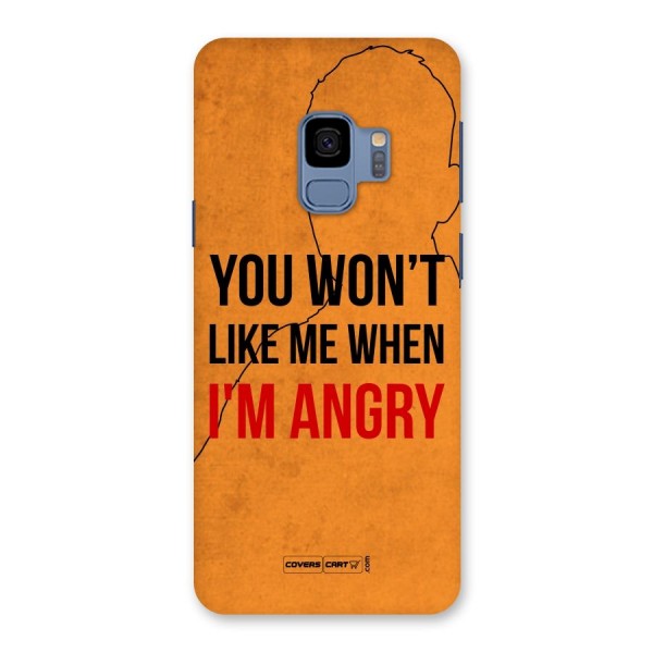 I m Angry Back Case for Galaxy S9