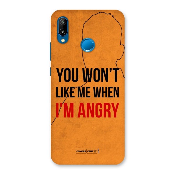 I m Angry Back Case for Huawei P20 Lite