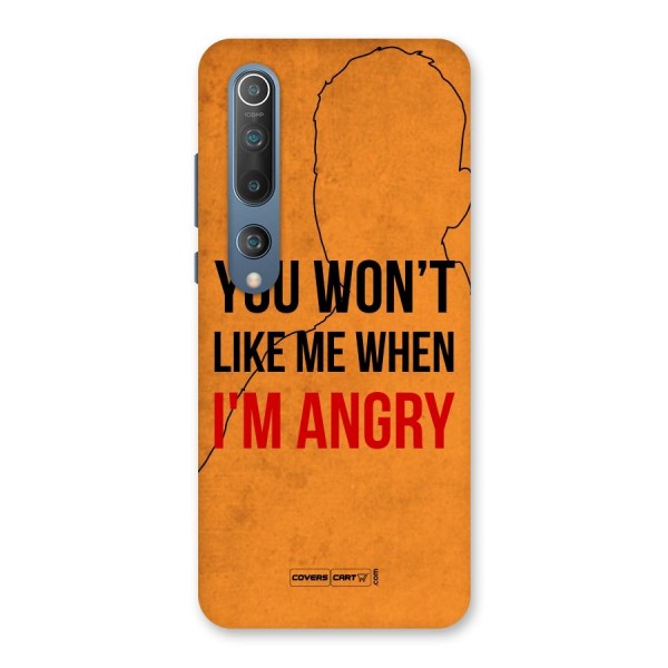 I m Angry Back Case for Mi 10