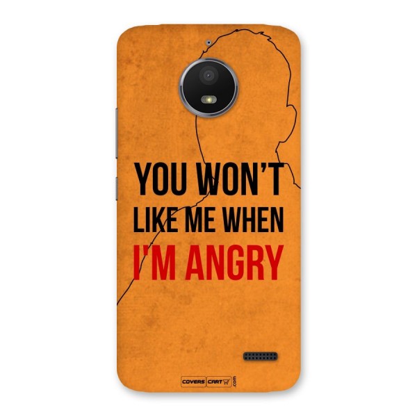 I m Angry Back Case for Moto E4