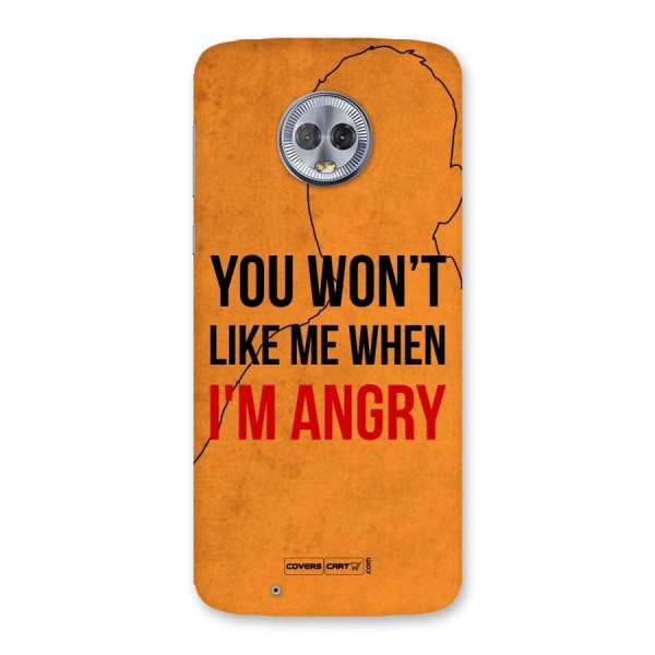 I m Angry Back Case for Moto G6