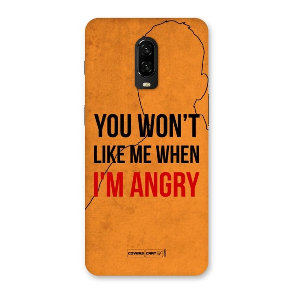 I m Angry Back Case for OnePlus 6T