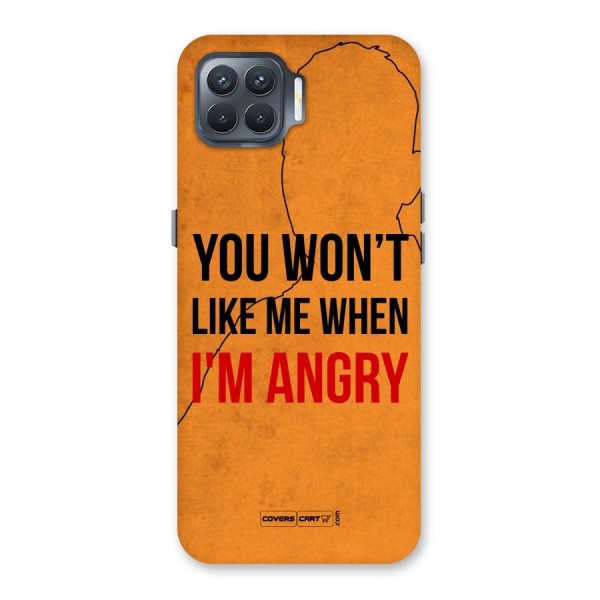 I m Angry Back Case for Oppo F17 Pro