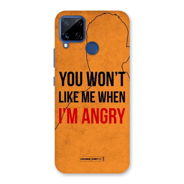 I m Angry Back Case for Realme C12