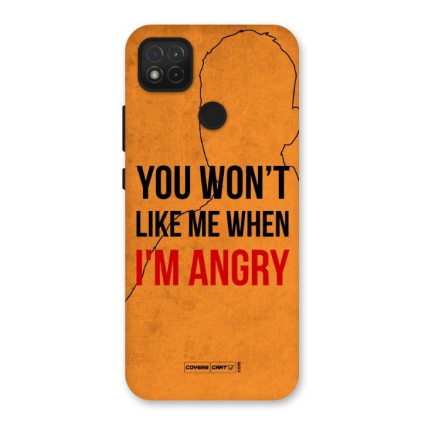 I m Angry Back Case for Redmi 9C