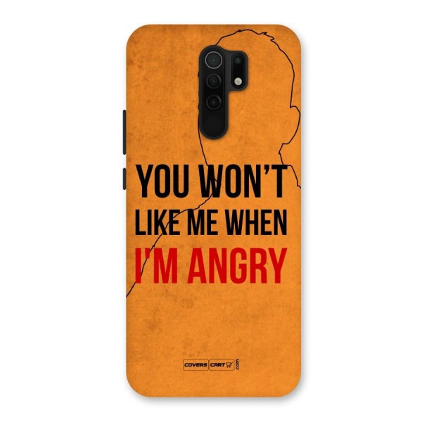 I m Angry Back Case for Redmi 9 Prime