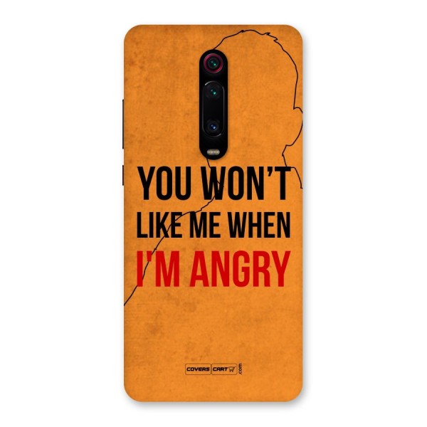 I m Angry Back Case for Redmi K20 Pro