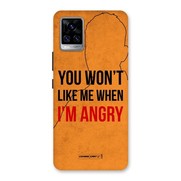 I m Angry Back Case for Vivo V20 Pro